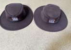 Wide brim foam hat x2. junior