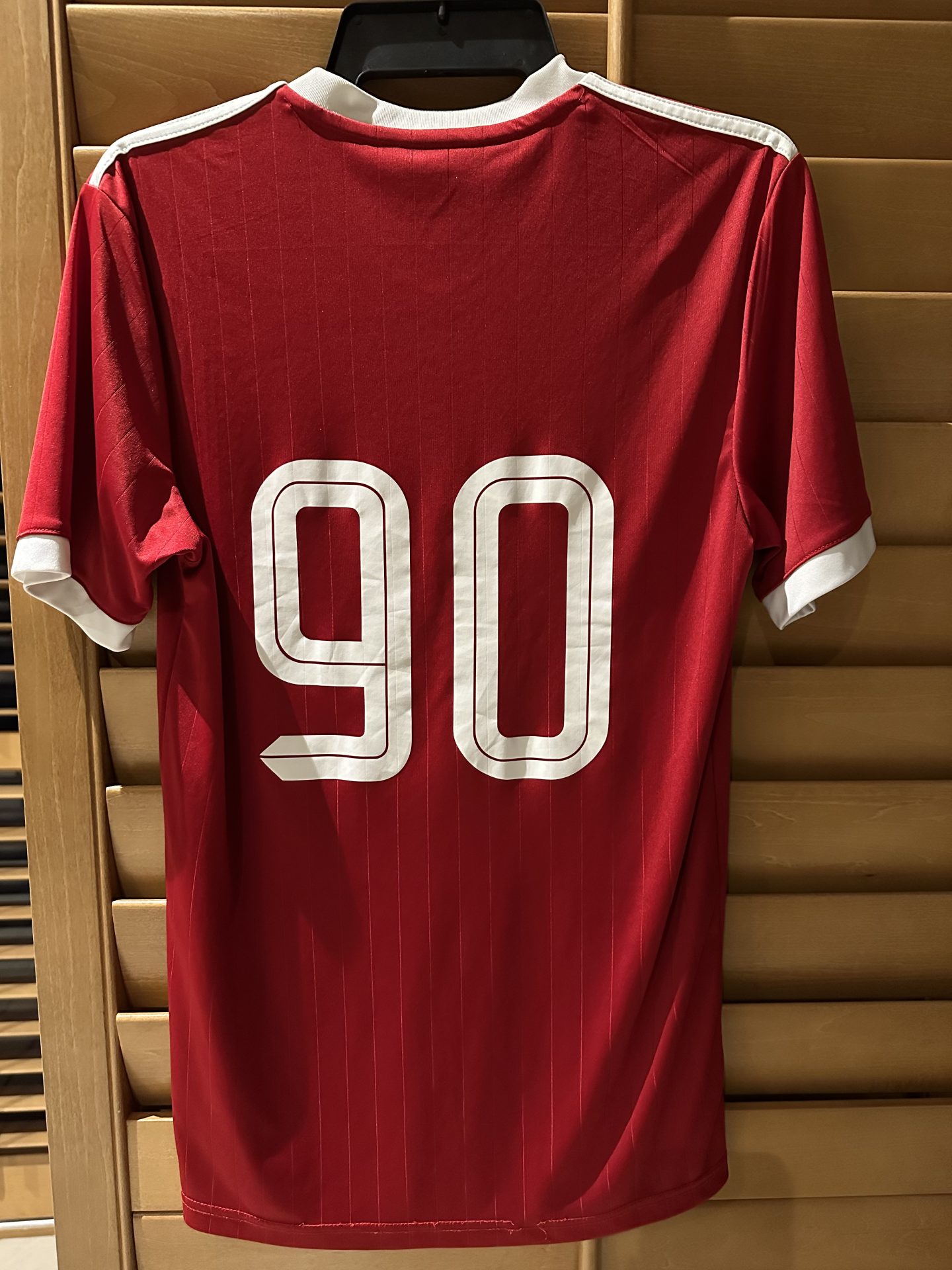 APP Football training uniform. Shirt size XS # 90, Socks 2-7 Medium navy blue thinskins